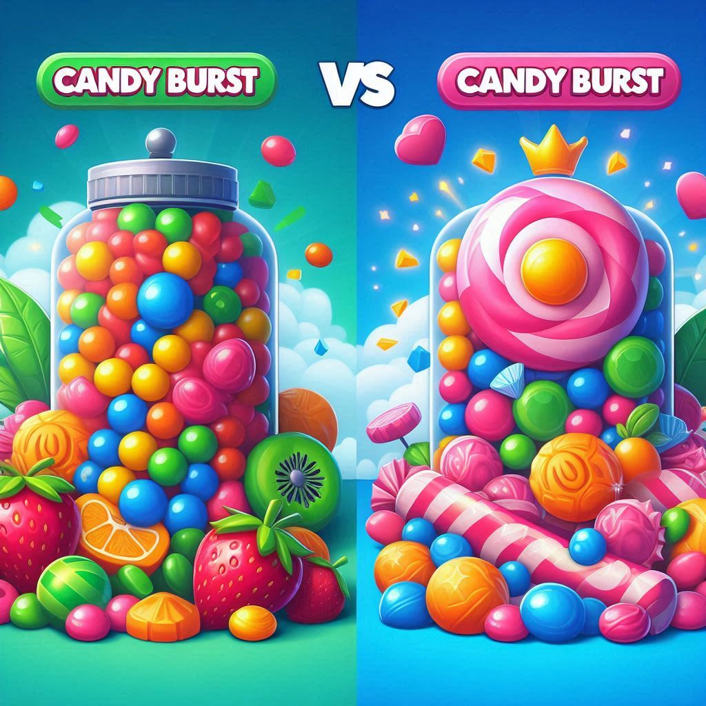 candy burst, jogos de temática de doces, cassinos online, comparação de jogos, sweet bonanza, tasty treats, gráficos de doces, mecânicas de jogo, recursos de bônus, experiência de jogador